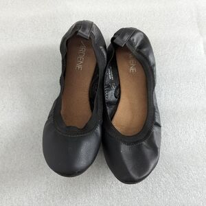 Ardene black ballet flats size 7